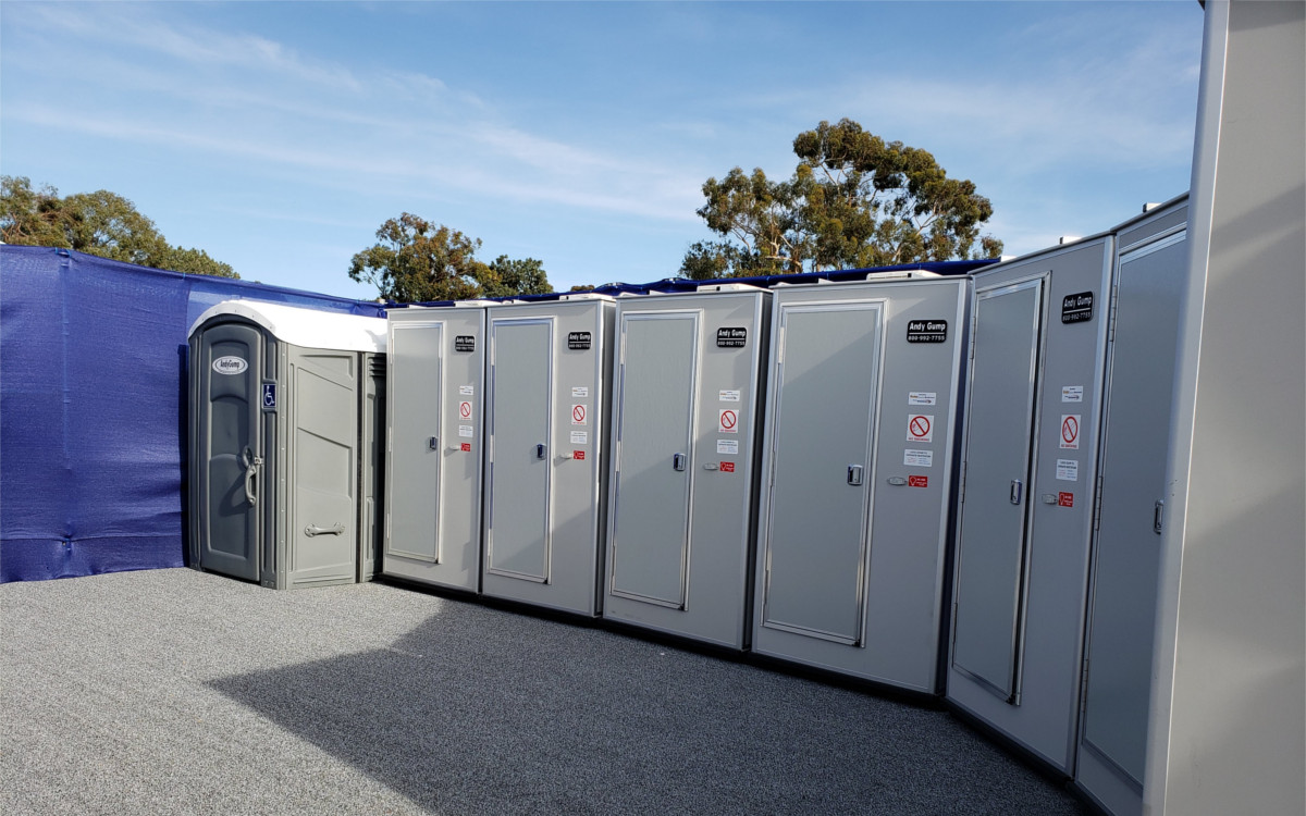 Outdoor Event Restroom Rental: Luxury Portable Toilets for Commercial Use in Porta Potty Rental Los Angeles CA